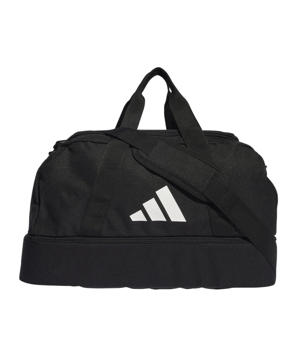 adidas Tiro League Duffel Bag Gr. S Schwarz Weiss