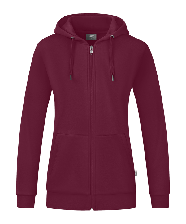 Jako Organic Kapuzenjacke Damen Braun F130