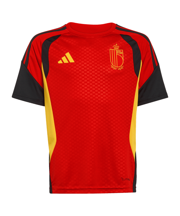 adidas Belgien Tiro Trainingsshirt Kids Rot