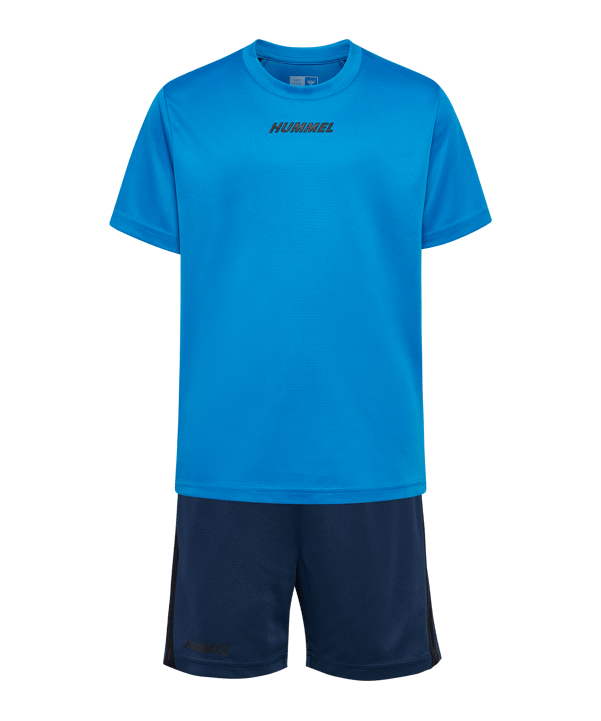 Hummel Trikot Set Kids Blau F7538