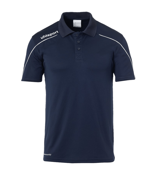 Uhlsport Stream 22 Poloshirt Blau Weiss F12