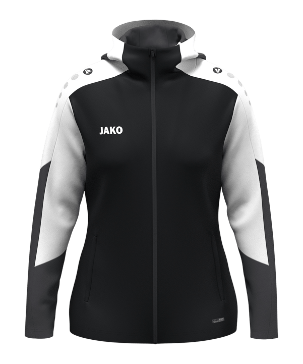 JAKO Dynamic Kapuzenjacke Damen Schwarz F826