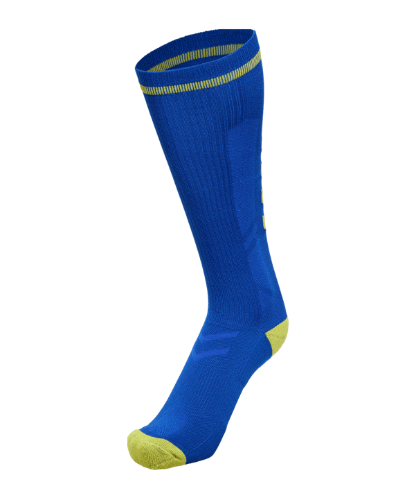 Hummel Elite High Socken Blau Gelb F8606