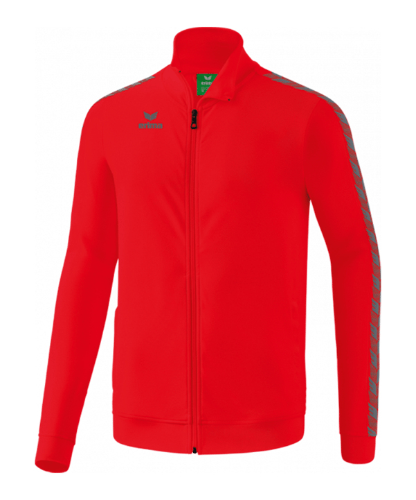 Erima Essential Team Tracktop Jacke Kids Rot Grau