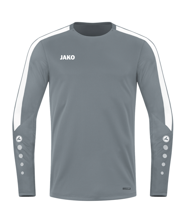 JAKO Power Sweatshirt Kids Grau Weiss F840