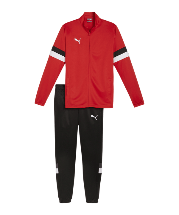 PUMA teamRISE Trainingsanzug Rot F01