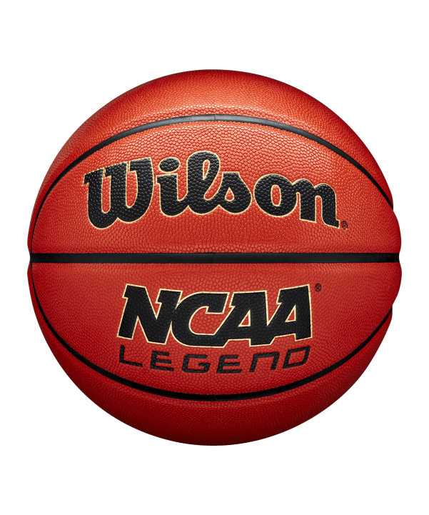 Wilson NCAA Legend Basketball Orange Schwarz