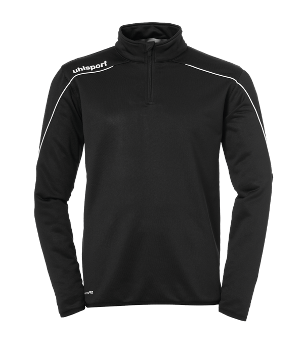 Uhlsport Stream 22 Ziptop Schwarz Weiss F01