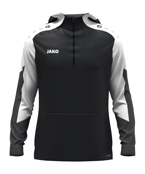 JAKO Dynamic Zip Kapuzenjacke Schwarz F826