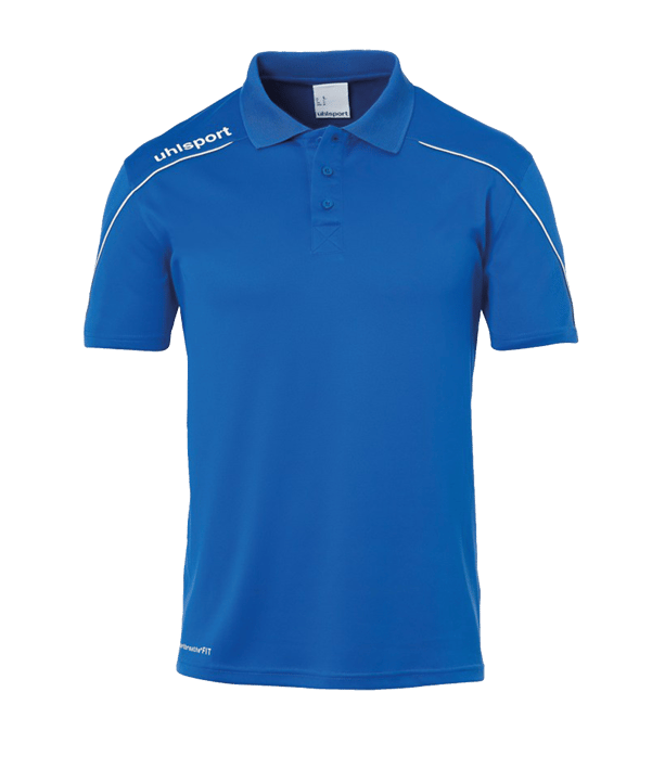 Uhlsport Stream 22 Poloshirt Blau Weiss F03
