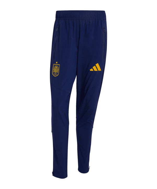 adidas Spanien Tiro Travel Hose Blau