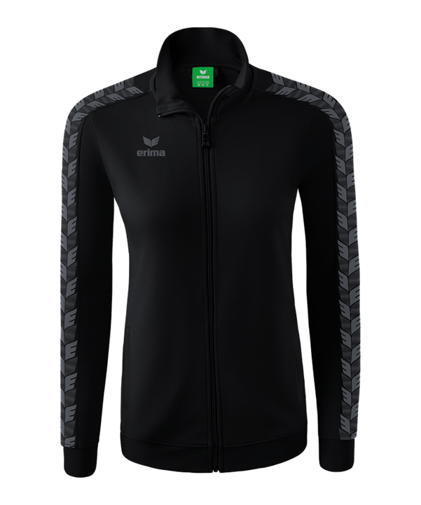 Erima Essential Team Tracktop Jacke Damen Schwarz