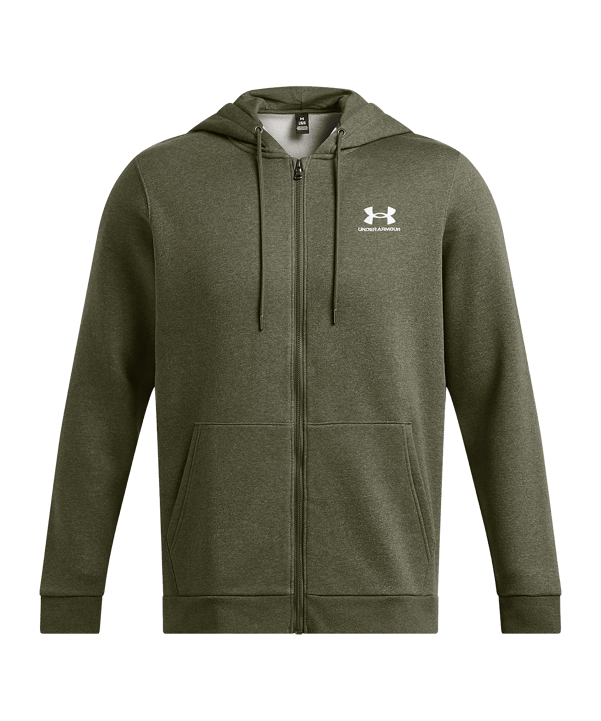 Under Armour Essential Fleece Kapuzenjacke Grün