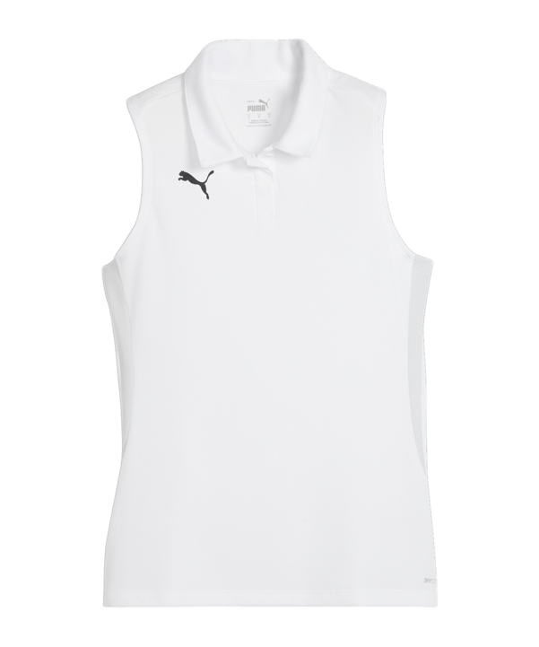 PUMA teamGOAL Poloshirt Damen Weiss Schwarz F04