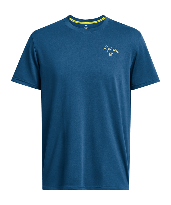 Under Armour Curry Emb Splash T-Shirt Blau F426