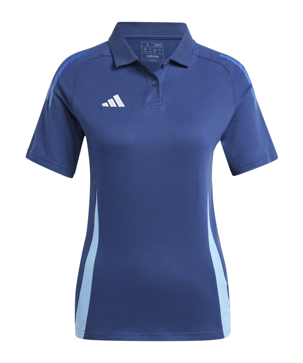 adidas Tiro 24 Competition Poloshirt Damen Blau