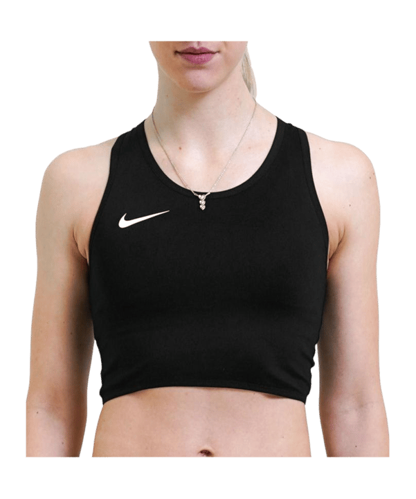 Nike Team Stock Sport-BH Damen Schwarz F010