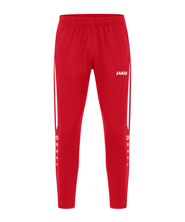 JAKO Power Polyesterhose Kids Rot Weiss F105
