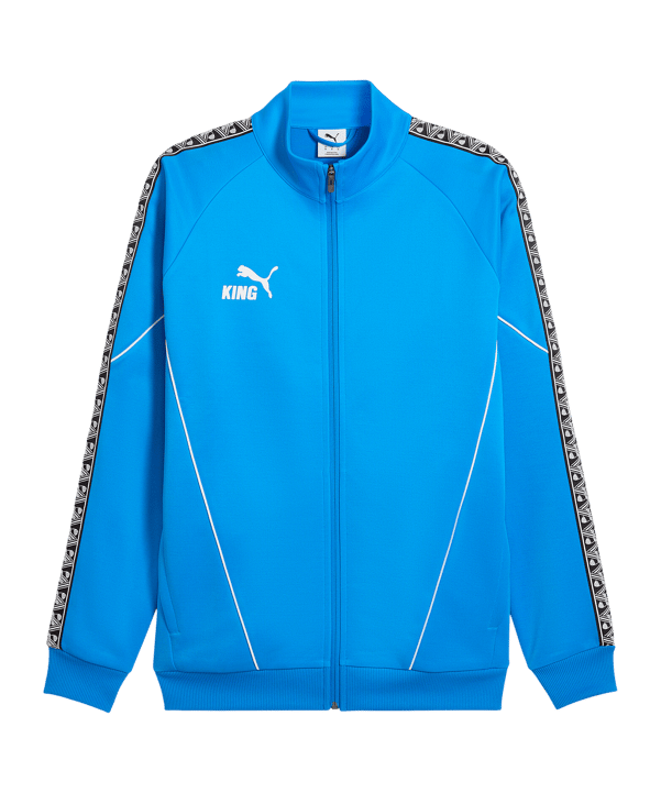 PUMA teamKING Anthem Jacke Blau F02