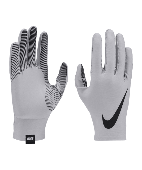 Nike Base Layer Handschuhe Grau Schwarz F019