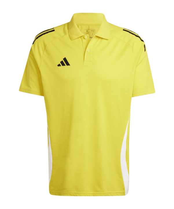adidas Tiro 24 Competition Poloshirt Gelb Weiss