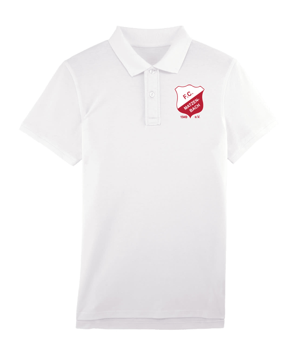 FC Matzenbach Wappen Poloshirt Weiss