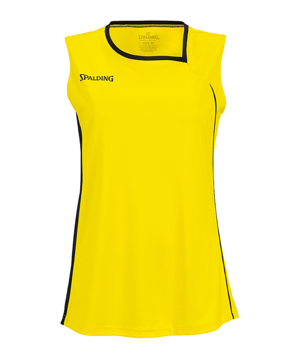 Spalding 4HER II Tank Top Damen Gelb Schwarz F06