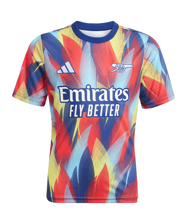 adidas FC Arsenal London Prematch T-Shirt 2025/2026 Kids Blau