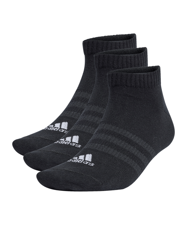 adidas Sportwear 3er Pack Socken Schwarz