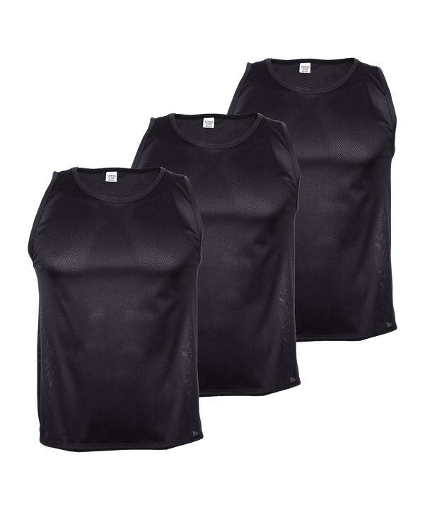 Cawila ACADEMY Trainingsleibchen 3er Set Schwarz