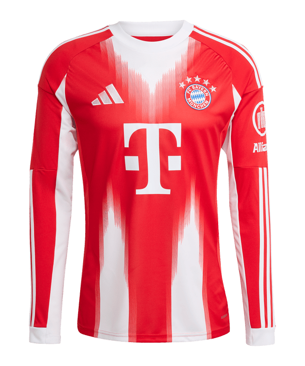 adidas FC Bayern München Longsleeve Trikot Home 2025/2026 Rot