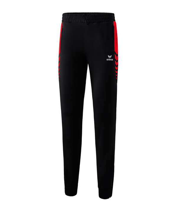 Erima Six Wings Worker Hose Damen Schwarz Rot