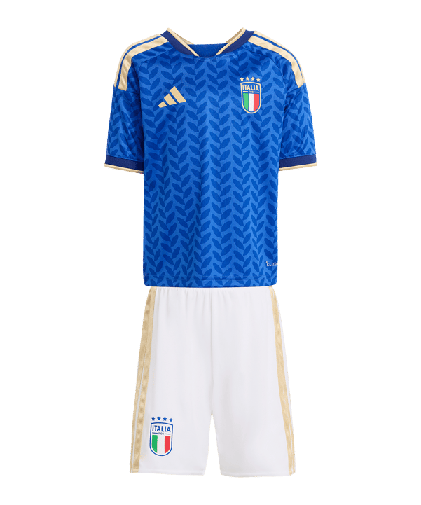 adidas Italien Trikot Set Home WM 2026 Kids Blau