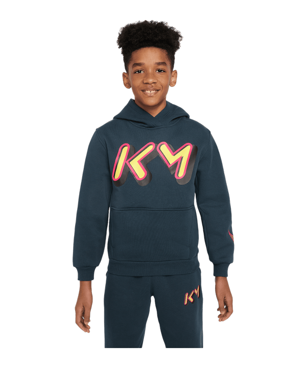 Nike Kylian Mbappe Club Hoody Kids Blau F478