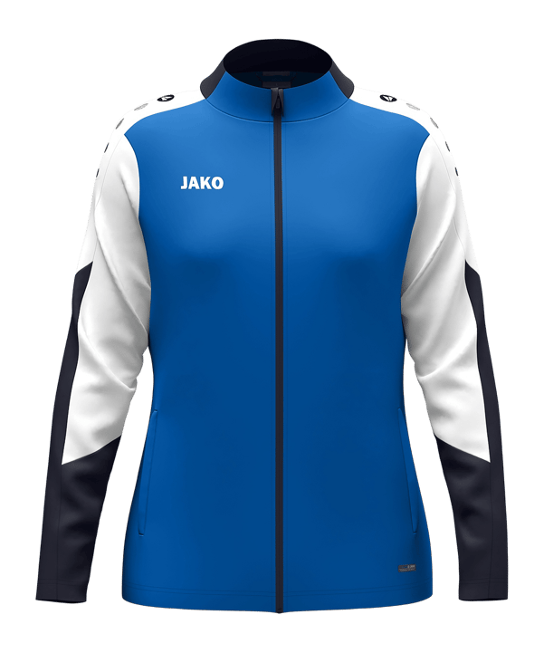 JAKO Dynamic Polyester Trainingsjacke Damen Blau F405