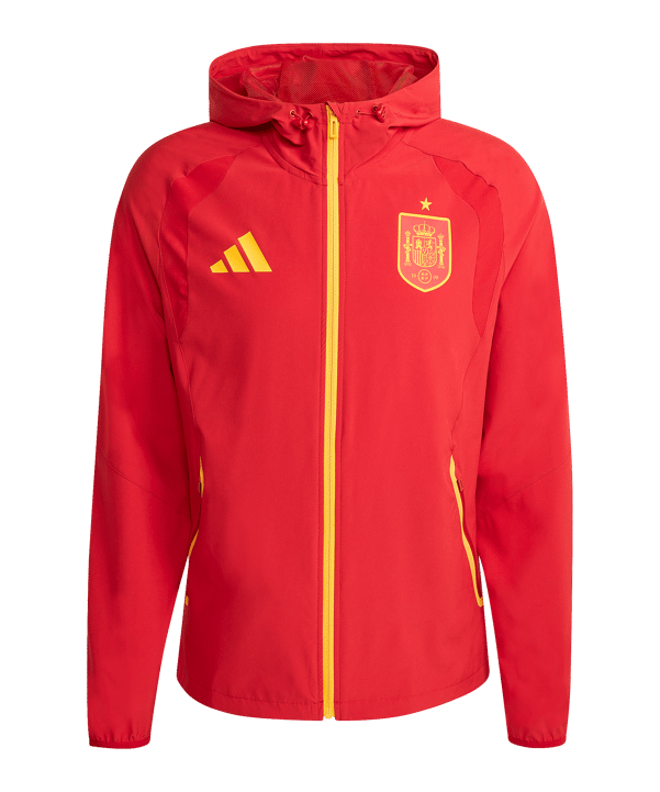 adidas Spanien Tiro Travel Windjacke Rot