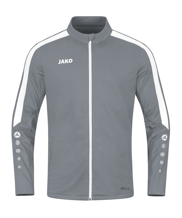 JAKO Power Polyesterjacke Damen Grau Weiss F840