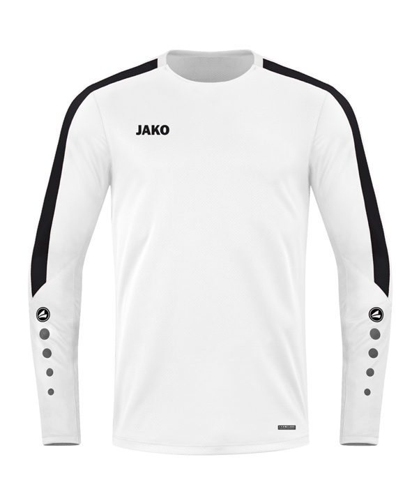 JAKO Power Sweatshirt Weiss Schwarz F000