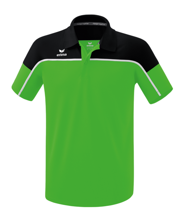 Erima Change by Poloshirt Grün Schwarz
