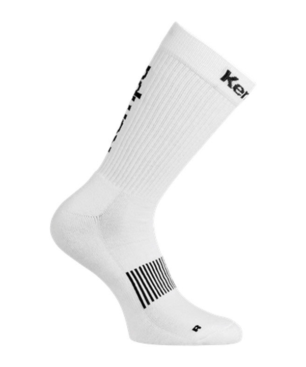 Kempa Logo Classic Socken Weiss Schwarz F02