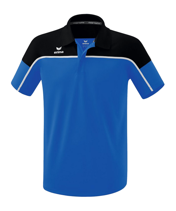 Erima Change Poloshirt Blau Schwarz