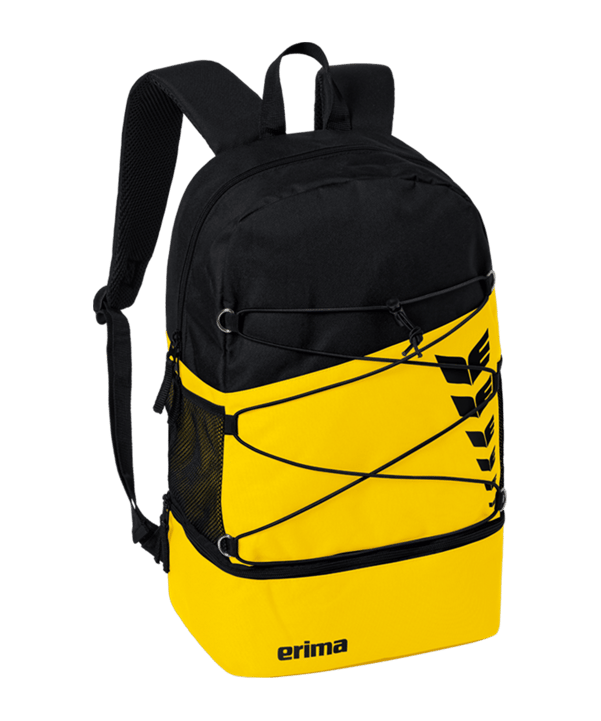 Erima Six Wings Rucksack mit Bodenfach Gelb