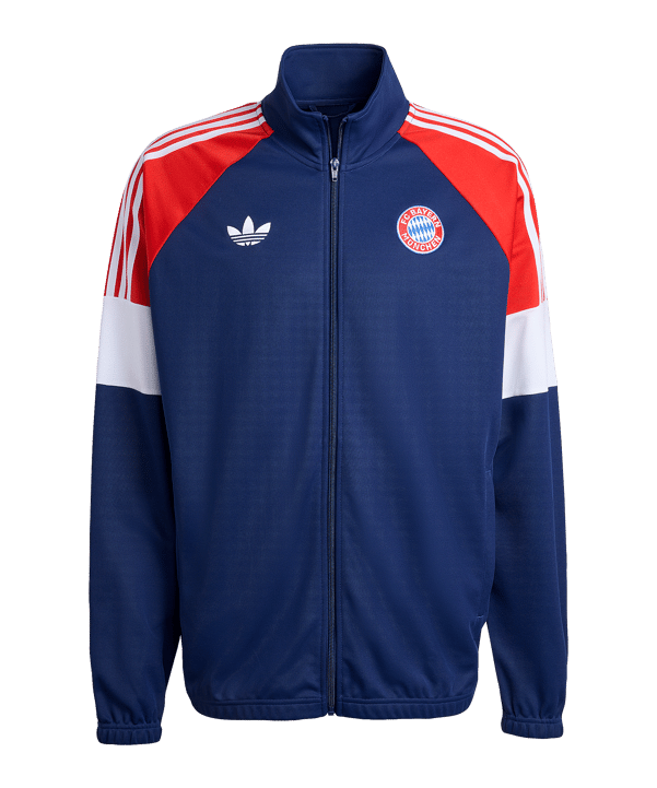 adidas FC Bayern München Lfstlr Track Jacke Blau
