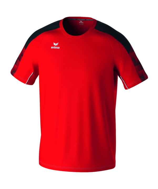 Erima Evo Star T-Shirts Rot Schwarz