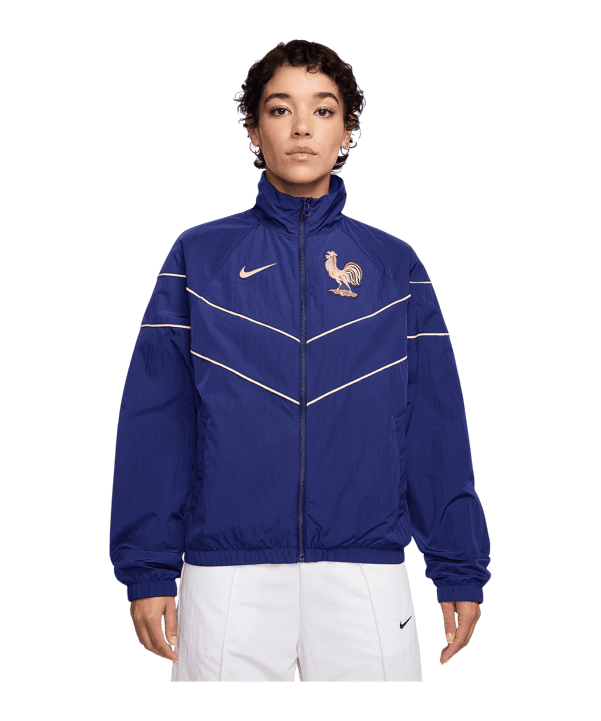 Nike France Woven Jacke Damen Blau F492