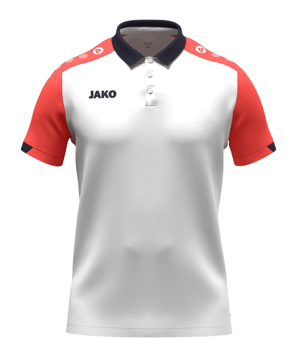 JAKO Dynamic Polo Weiß F026