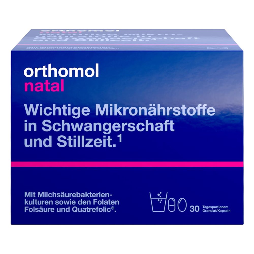 Orthomol Natal Granulat/Kapseln 30er-Packung