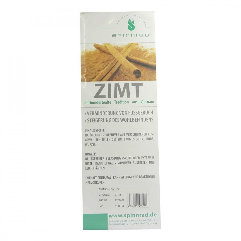 Zimt Sohlen GrÃ¶Ãe 3 7/38 hell