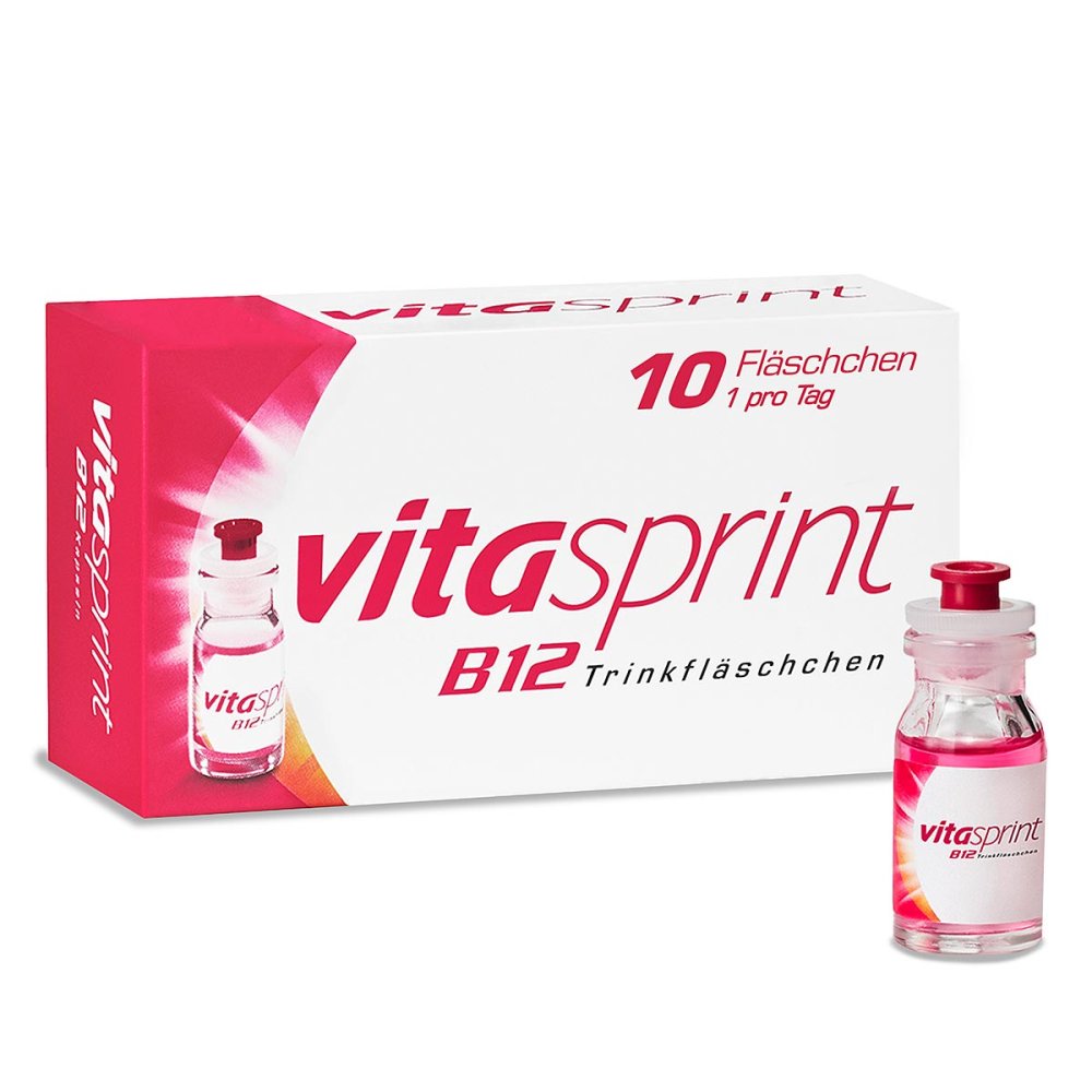 Vitasprint B12 TrinkflÃ¤schchen mit Vitamin B12 fÃ¼r mehr Energie