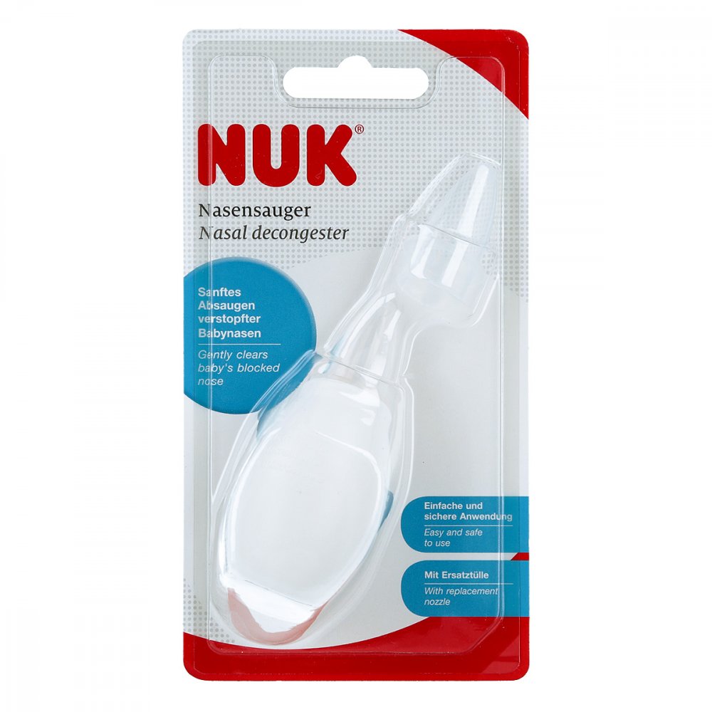 Nuk Nasensauger GrÃ¶Ãe 1 weiss Krt.